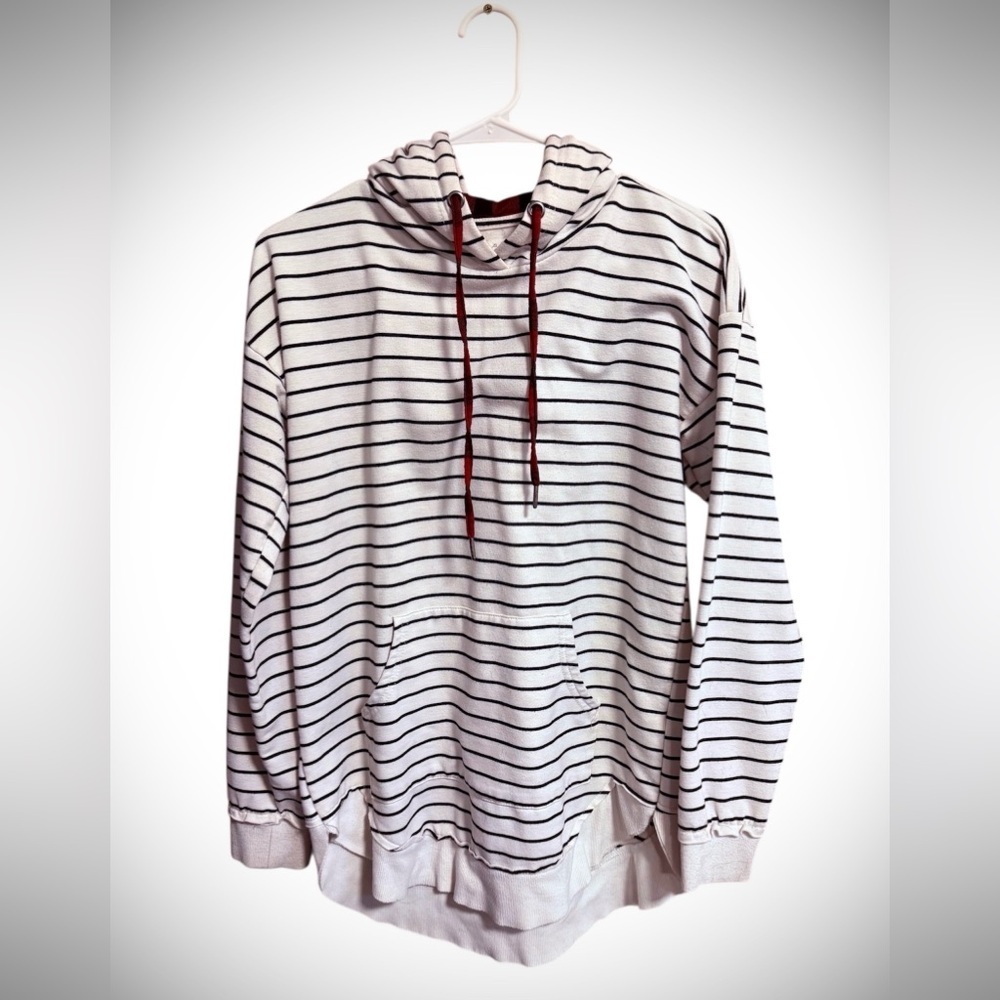 Stripe and plaid hoody - Picture 1 of 3